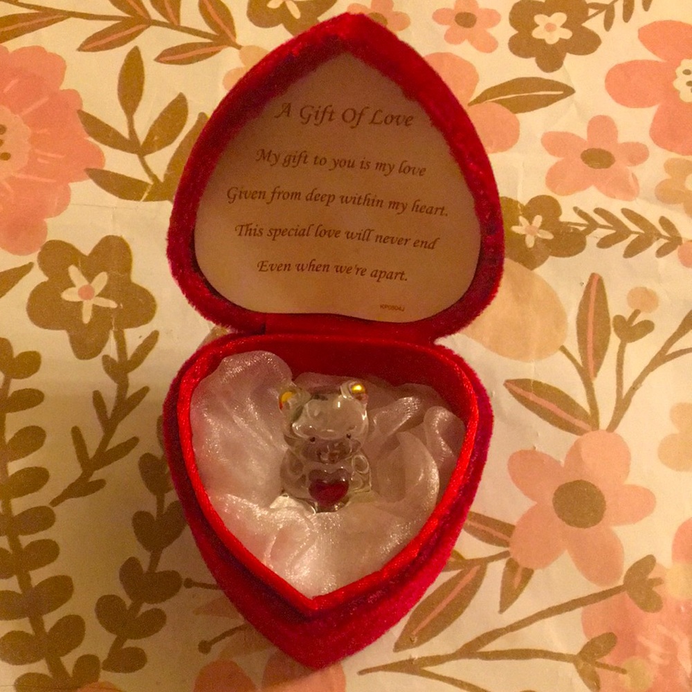 Glass Bear Gift
